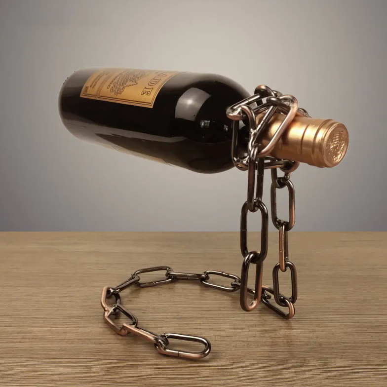 b8b087f0b481810659c576c1da245c6e.png Magic Iron Chain Wine Bottle Holder