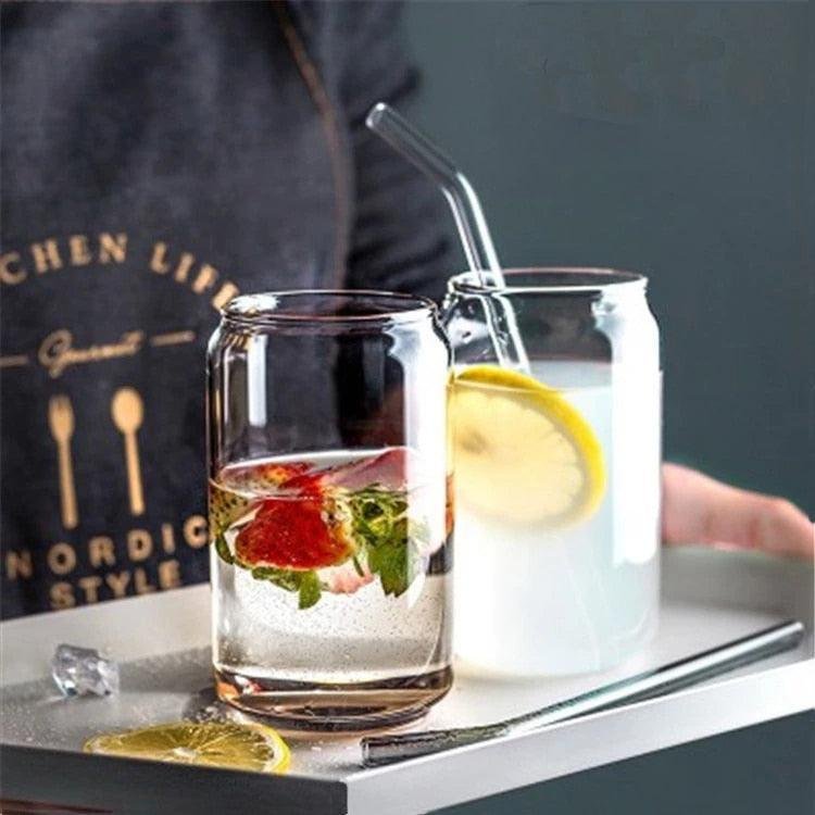 Cafe-style clear glass with Scandinavian design