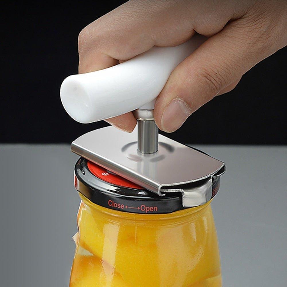 Jar opener fits a variety of lids