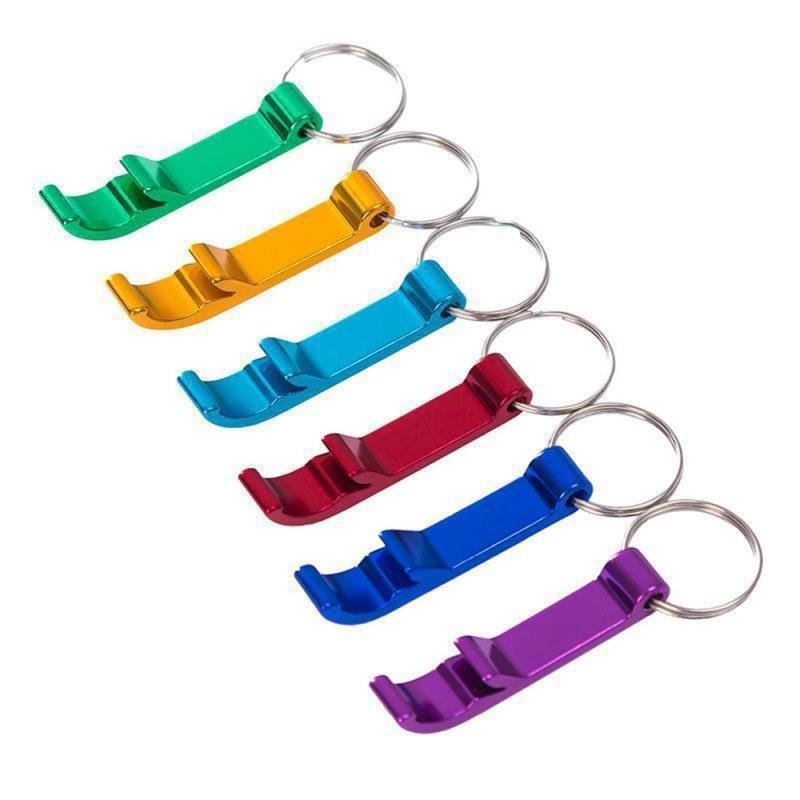 Key-ring aluminum bottle opener