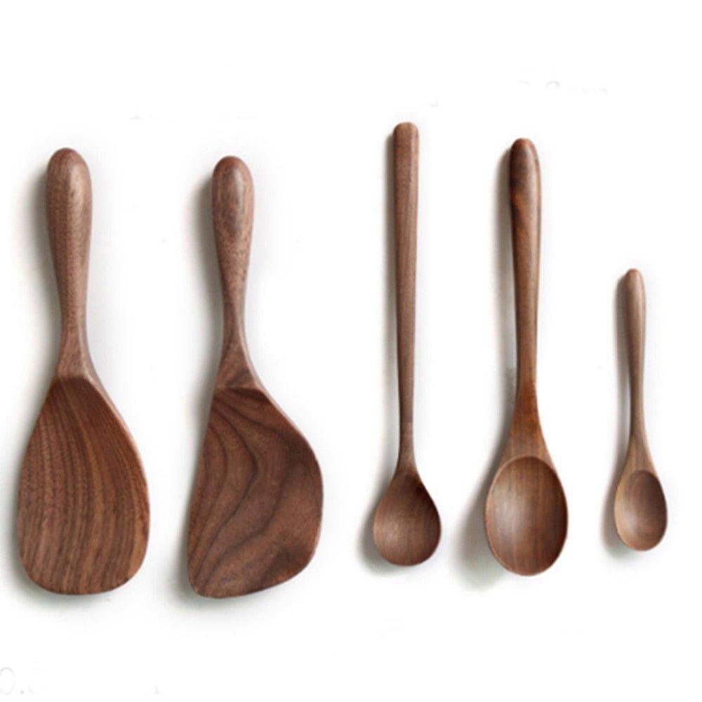tableware-coffee-honey-spoons-japanese-style-black-walnut-wooden-dessert-spoon-stir-long-scoop-soup-rice-spoon-kitchen-supplies-pocoro-1.jpg Tableware Coffee Honey Spoons Japanese Style Black Walnut Wooden Dessert Spoon Stir Long Scoop Soup Rice Spoon Kitchen Supplies